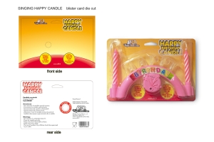Happy Birthday Candle - Blister 1
